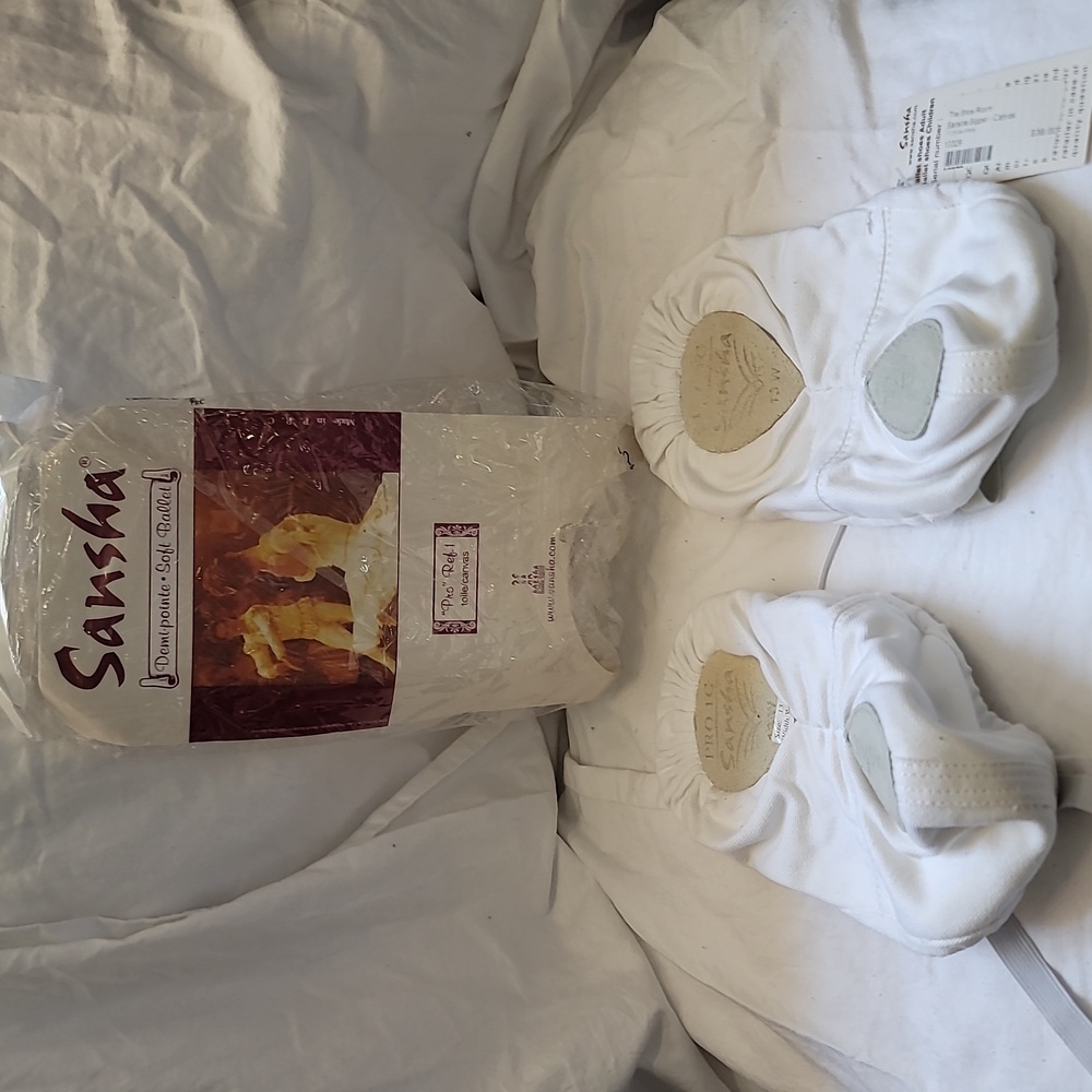 sansha sz 13 wide ballet shoes